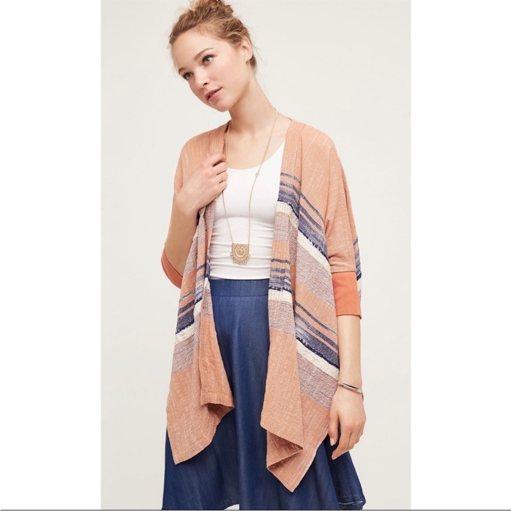 Anthropologie Striped kimono